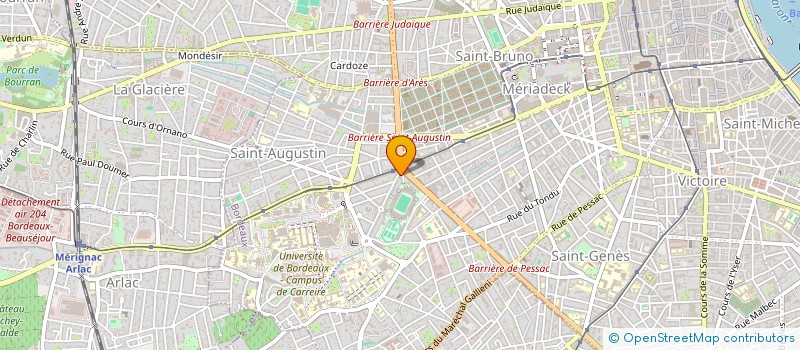 localisation de l'entreprise CITY LESCURE à BORDEAUX