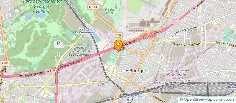 localisation de l'entreprise CITY'LOC à LE BOURGET