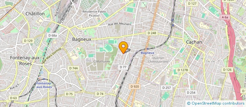 localisation de l'entreprise CITY LOC CAR  BAGNEUX