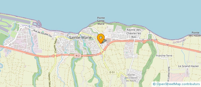 localisation de l'entreprise CITY LOCATION à SAINTE-MARIE
