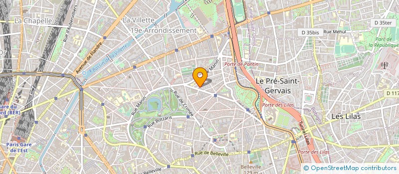 localisation de l'entreprise CITY LUXE ART à PARIS