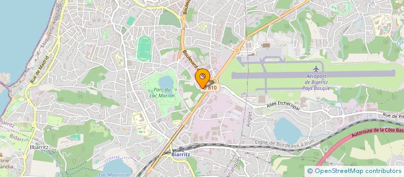 localisation de l'entreprise CITY MACADAM à BIARRITZ