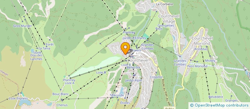 localisation de l'entreprise CITY MANGEOIRE à COURCHEVEL