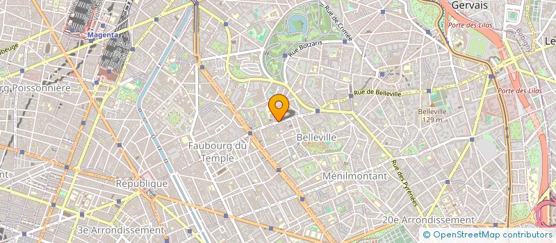 localisation de l'entreprise CITY MARCEL  PARIS