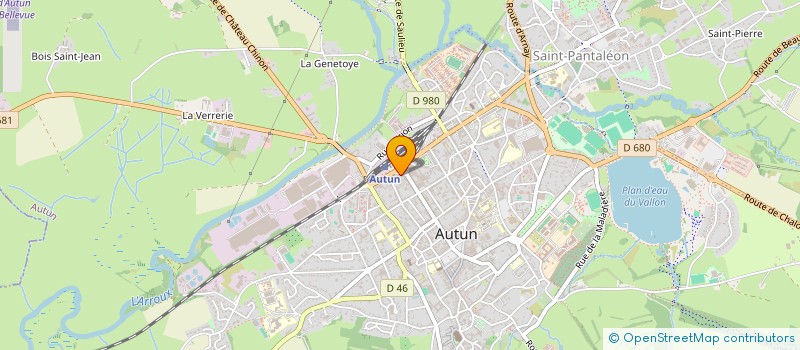 localisation de l'entreprise CITY MARKET  AUTUN