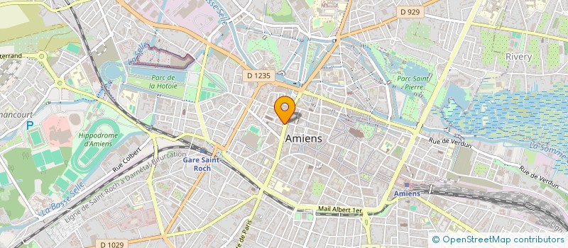 localisation de l'entreprise CITY MART à AMIENS