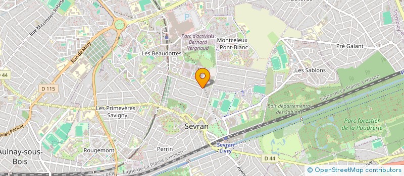 localisation de l'entreprise CITY MOTO CAB à SEVRAN