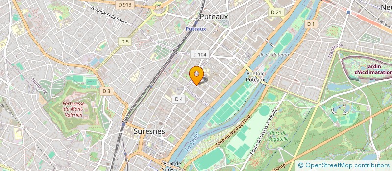 localisation de l'entreprise CITY OF LIGHTS PRODUCTIONS  PUTEAUX