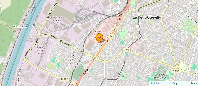 localisation de l'entreprise CITY OR  LE GRAND-QUEVILLY