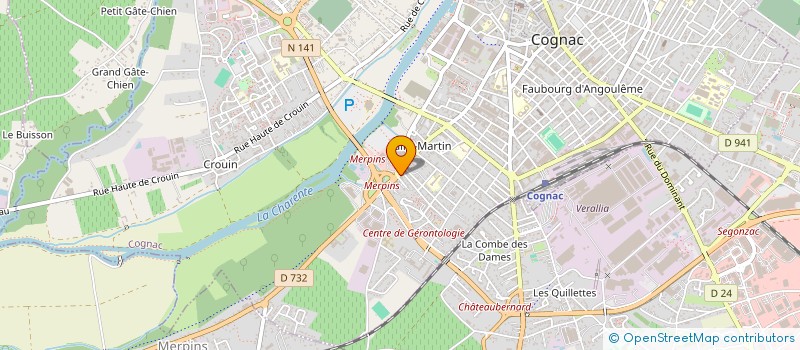 localisation de l'entreprise CITY PARE-BRISE COGNAC à COGNAC