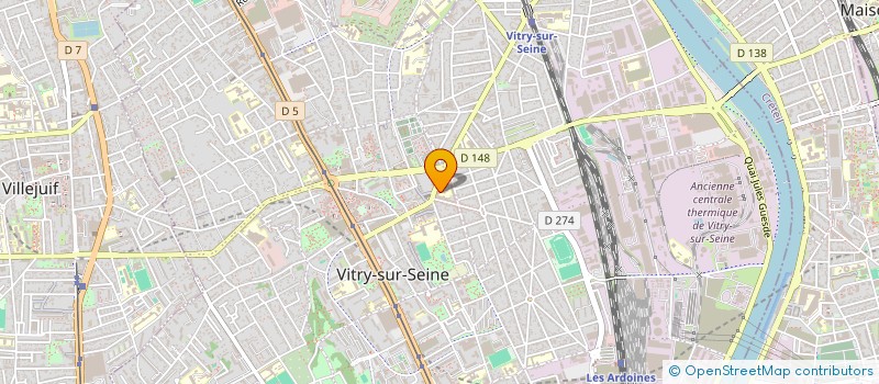 localisation de l'entreprise CITY PHONE 94 à VITRY-SUR-SEINE