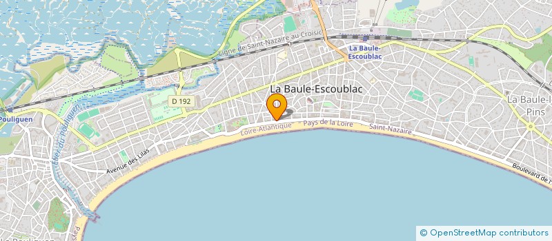 localisation de l'entreprise CITY PLUS à LA BAULE-ESCOUBLAC