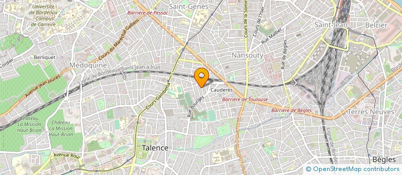 localisation de l'entreprise CITY PUBLICATIONS à TALENCE