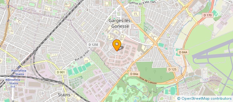 localisation de l'entreprise CITY RENT PRESTIGE  GARGES-LES-GONESSE