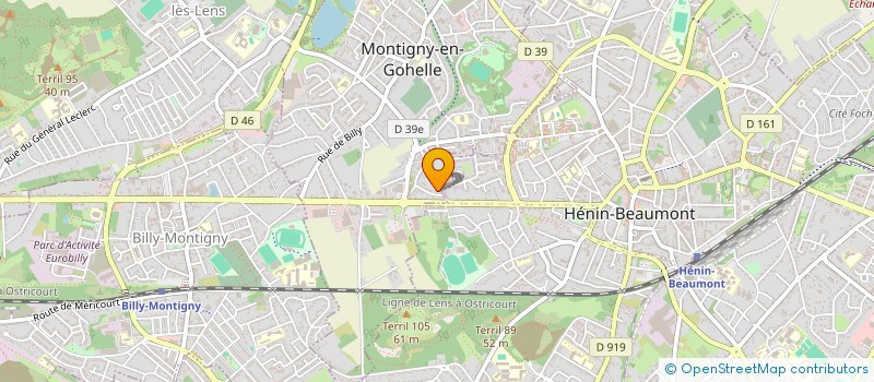 localisation de l'entreprise CITY'S CARS à MONTIGNY-EN-GOHELLE