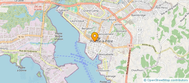 localisation de l'entreprise CITY SCHOES  POINTE-A-PITRE