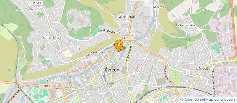 localisation de l'entreprise CITY SERVICE à EVREUX
