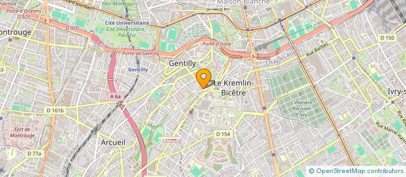localisation de l'entreprise CITY SOLDES à GENTILLY