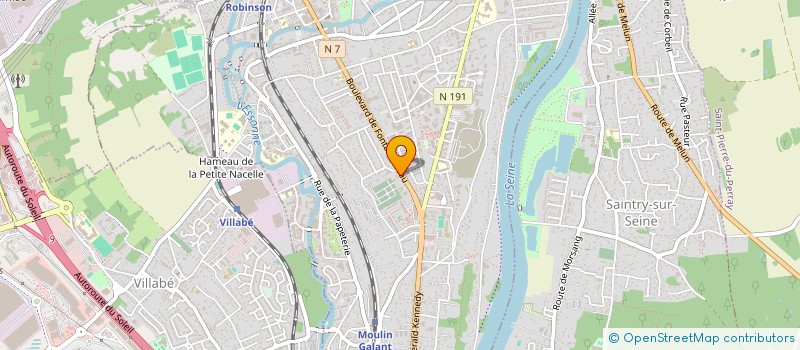 localisation de l'entreprise CITY SPORTS CORBEIL-ESSONNES à CORBEIL-ESSONNES