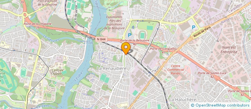 localisation de l'entreprise CITY TAXI à NANTES