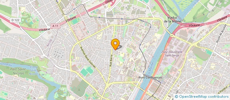 localisation de l'entreprise CITY TRANSPORTS 49 à ANGERS