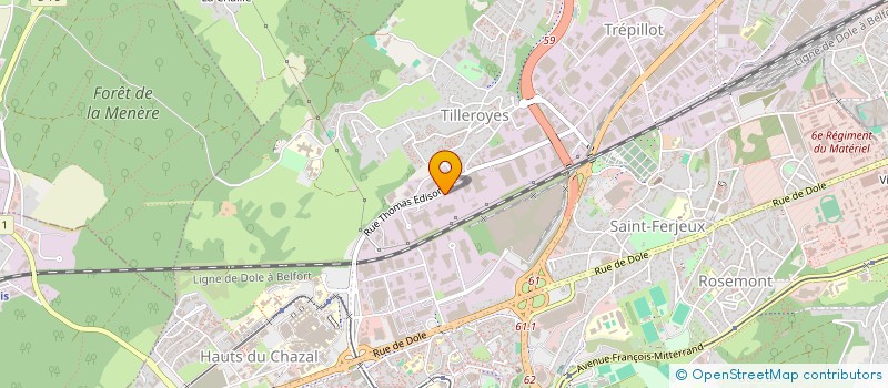 localisation de l'entreprise CITY TRUCK TRANS  BESANCON