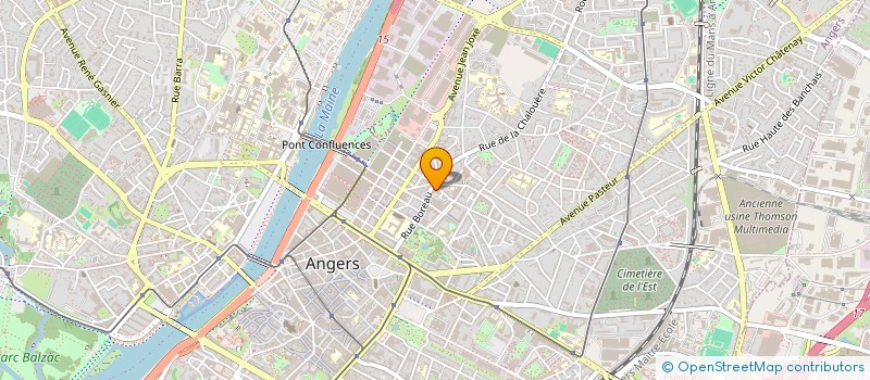 localisation de l'entreprise CITY WASH à ANGERS