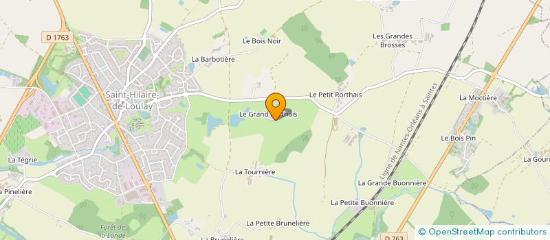 localisation de l'entreprise CITY WEST à MONTAIGU-VENDEE