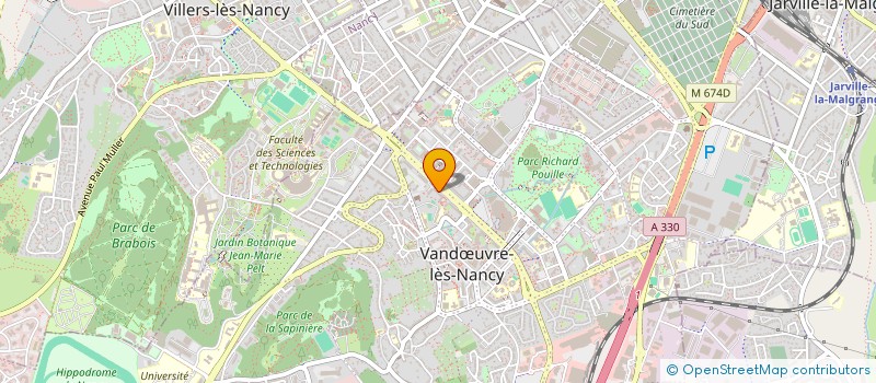 localisation de l'entreprise CITY-ZEN  VANDUVRE-LES-NANCY