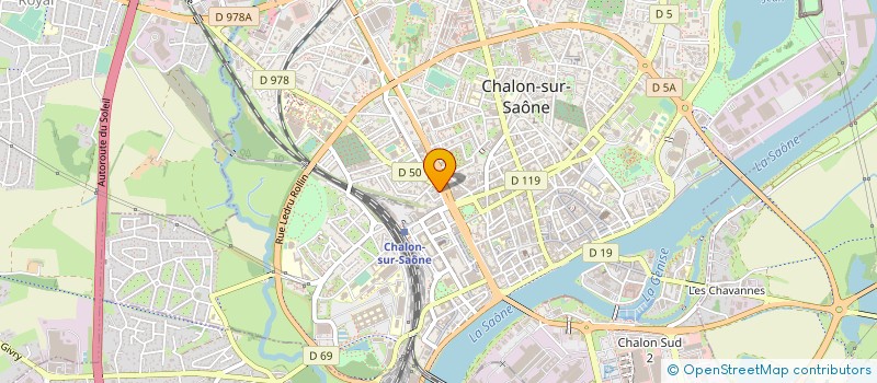 localisation de l'entreprise CITYA BELVIA CHALON SUR SAONE à CHALON-SUR-SAONE