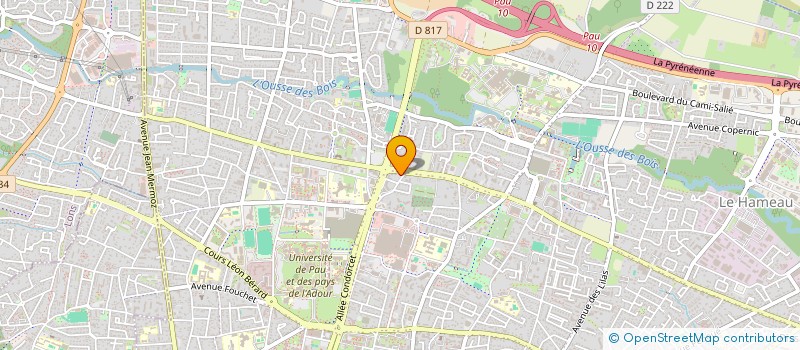 localisation de l'entreprise CITYA CARNOT SYNDGEST à PAU