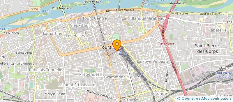 localisation de l'entreprise CITYA CHARLES GILLE  TOURS