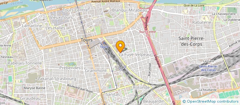 localisation de l'entreprise CITYA DEVELOPPEMENT à TOURS