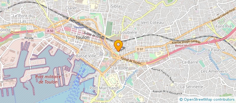 localisation de l'entreprise CITYA ESTUBLIER à TOULON