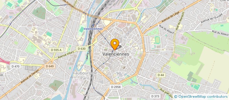 localisation de l'entreprise CITYA HAINAUT à VALENCIENNES