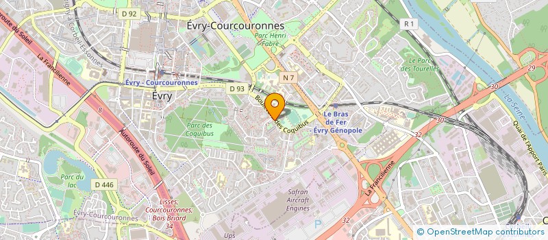 localisation de l'entreprise CITYA IMMOBILIER EVRY  EVRY-COURCOURONNES