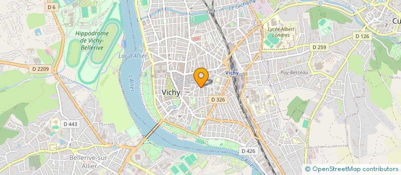 localisation de l'entreprise CITYA IMMOBILIER VICHY à VICHY