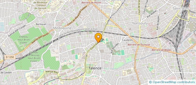 localisation de l'entreprise CITYA LANAVERRE à TALENCE