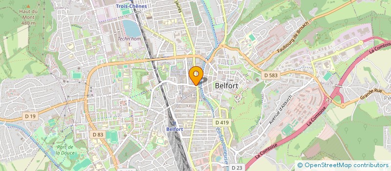 localisation de l'entreprise CITYA LE LION à BELFORT