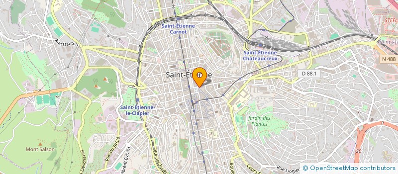 localisation de l'entreprise CITYA MONTCHALIN  SAINT-ETIENNE