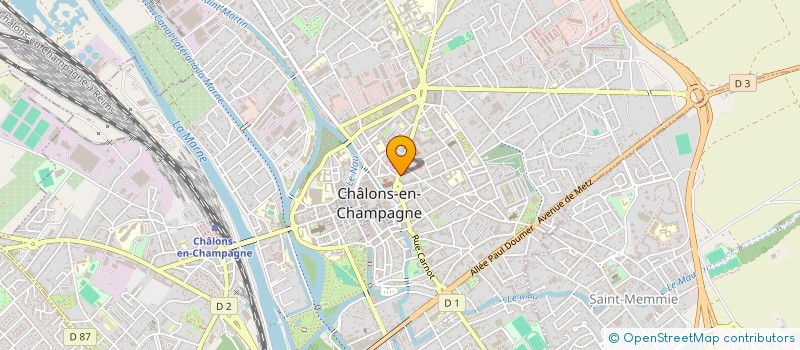 localisation de l'entreprise CITYA NATIVE CHALONS-EN-CHAMPAGNE  CHALONS-EN-CHAMPAGNE