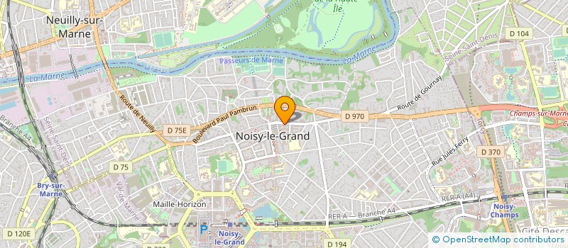 localisation de l'entreprise CITYA NOISY LE GRAND à NOISY-LE-GRAND