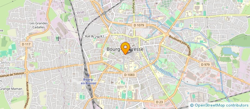 localisation de l'entreprise CITYA PAYS DE L'AIN  BOURG-EN-BRESSE
