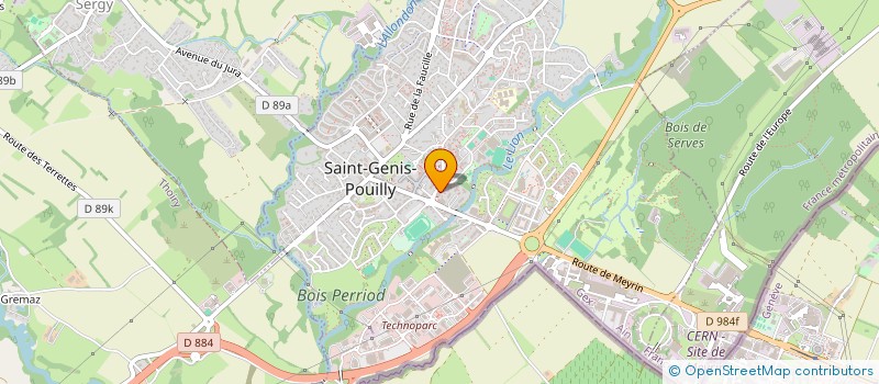localisation de l'entreprise CITYA RICHERD IMMOBILIER à SAINT-GENIS-POUILLY