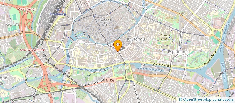 localisation de l'entreprise CITYA RUHL-SEGESCA à STRASBOURG
