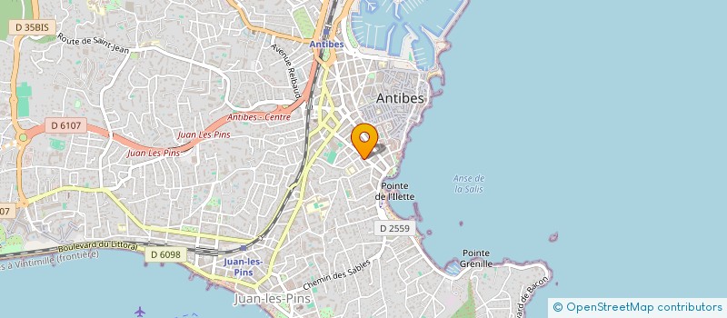 localisation de l'entreprise CITYA SAGI IMMOBILIER à ANTIBES