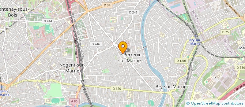 localisation de l'entreprise CITYA VAL DE MARNE à LE PERREUX-SUR-MARNE