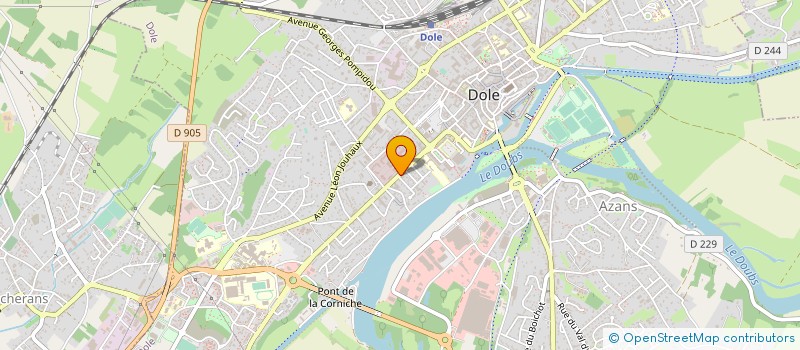 localisation de l'entreprise CITYBIKE 39 à DOLE