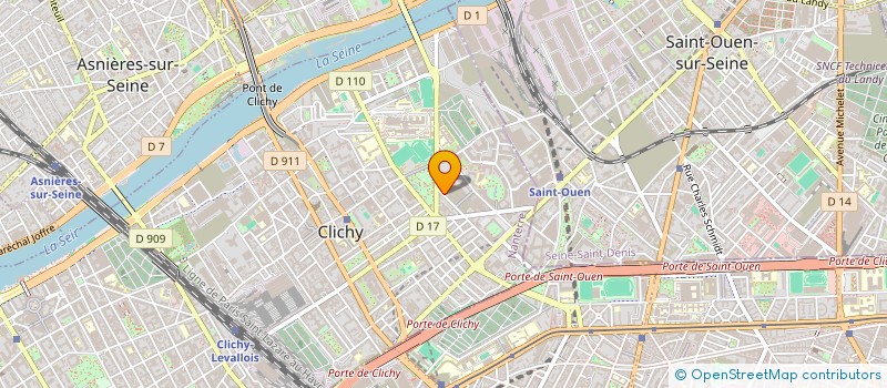 localisation de l'entreprise CITYCAR à CLICHY