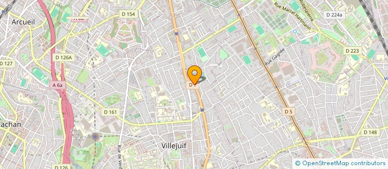 localisation de l'entreprise CITYCO à VILLEJUIF